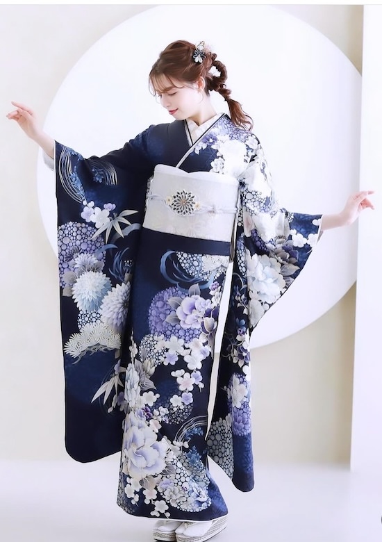 最新の振袖109